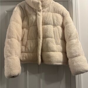 H&M Cream Puffer Jacket
